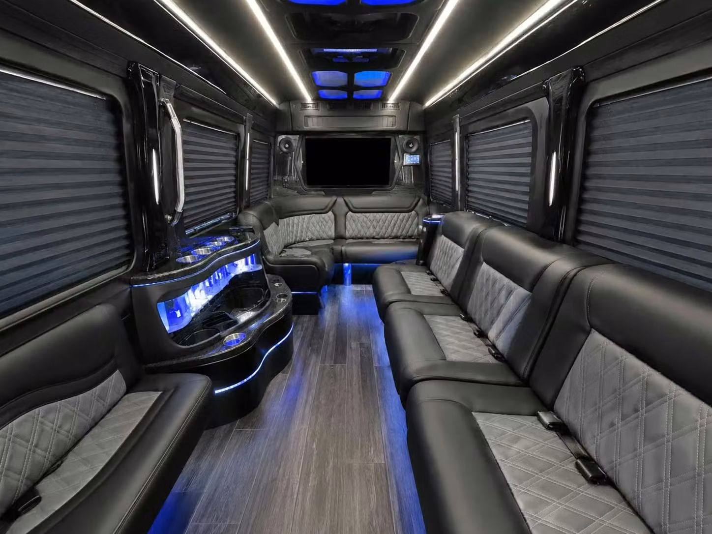 manhattan beach 15 to 50 passenger party buses for concert nights out in manhattan beach