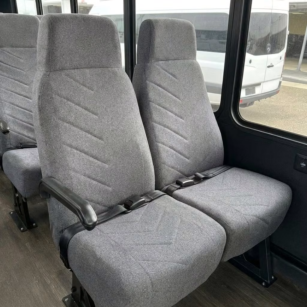 manhattan beach 18 passenger minibus high back seats