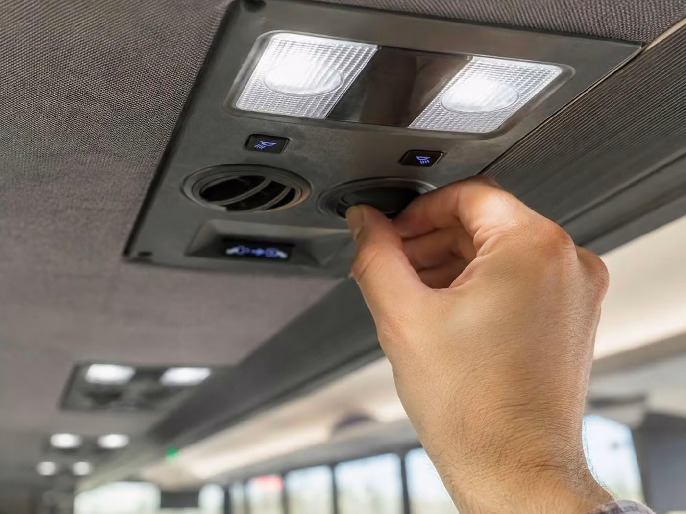 manhattan beach 56 passenger charter bus air conditioning