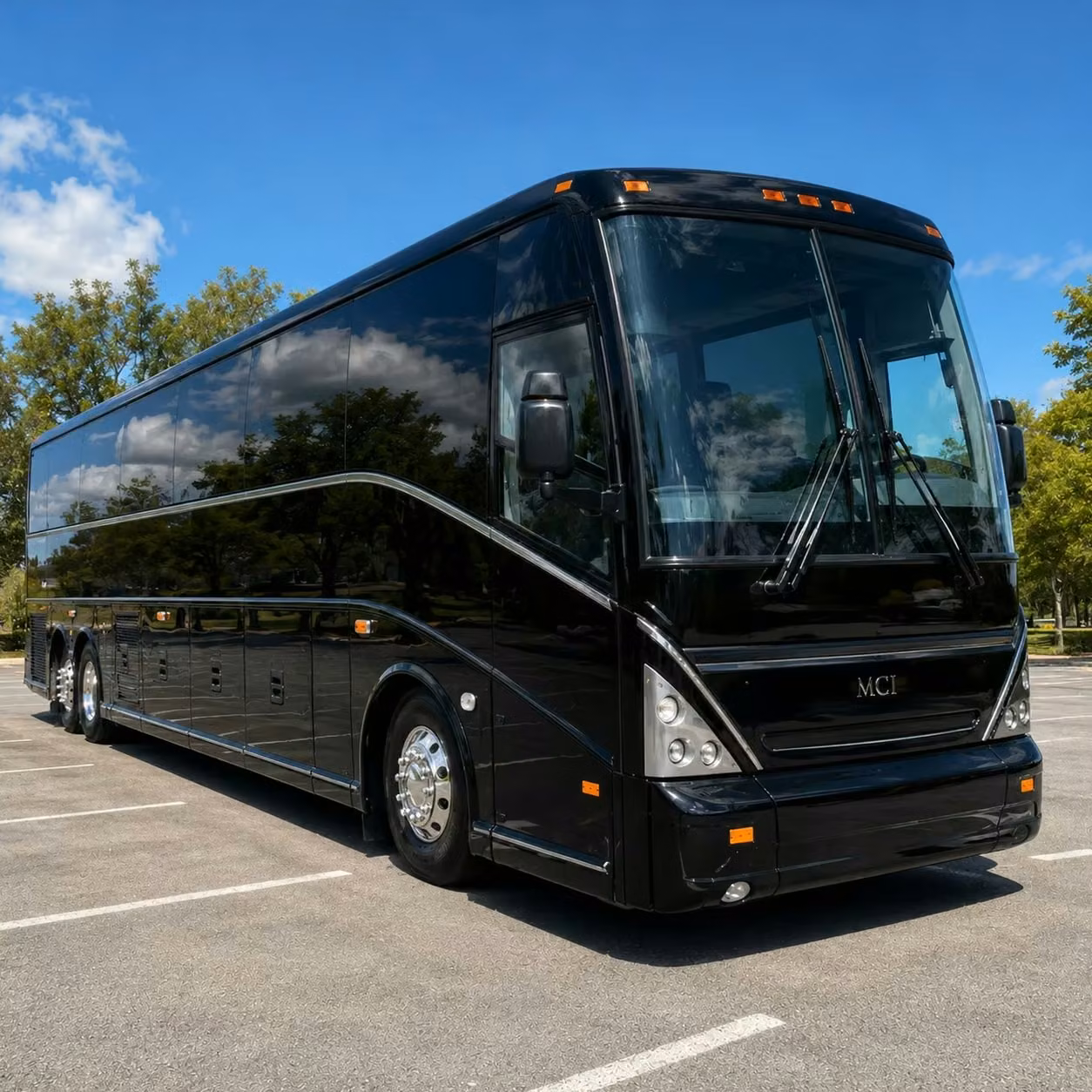manhattan beach 56 passenger charter bus rental