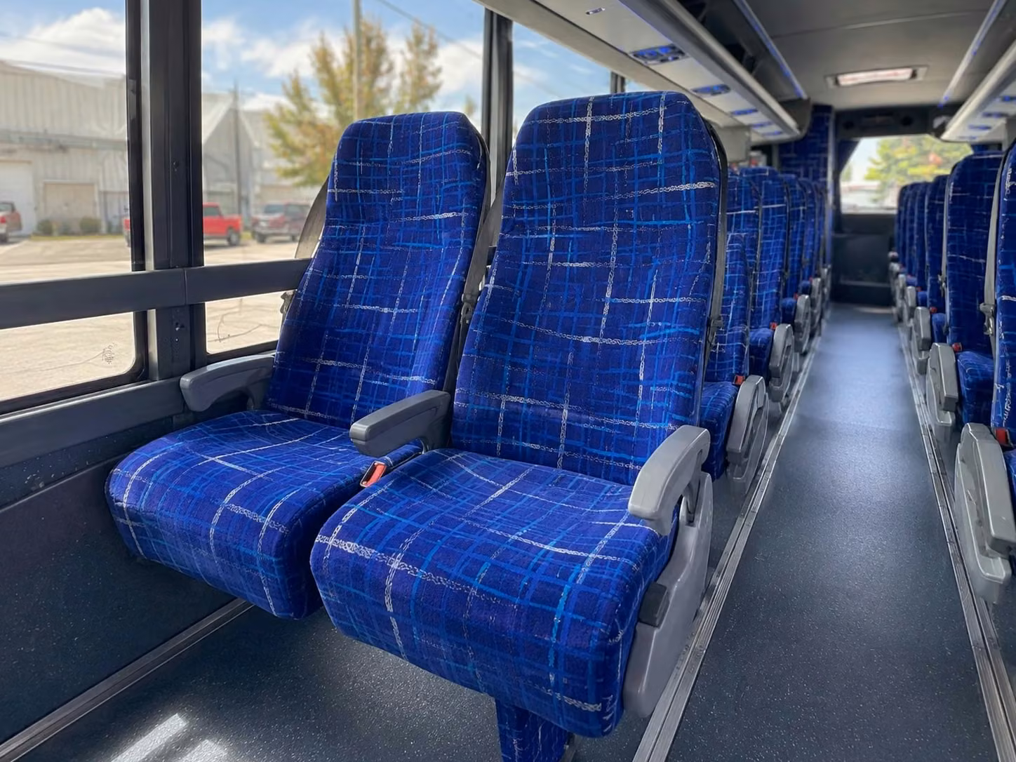 manhattan beach charter bus interior 3