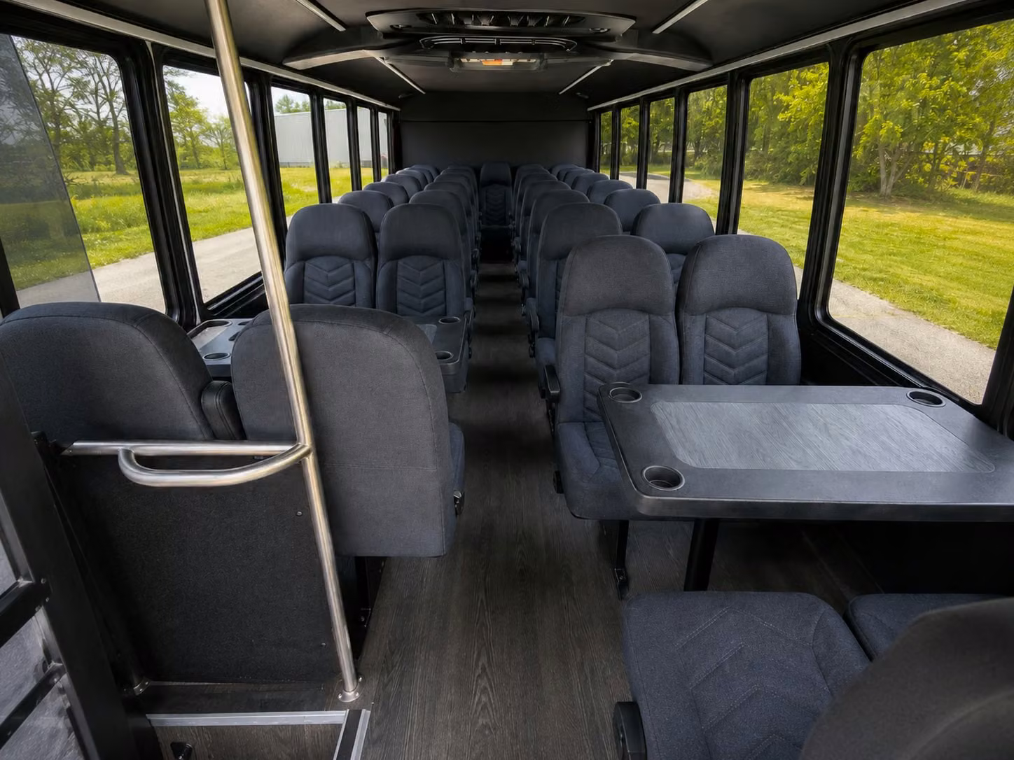 manhattan beach minibus interior 1