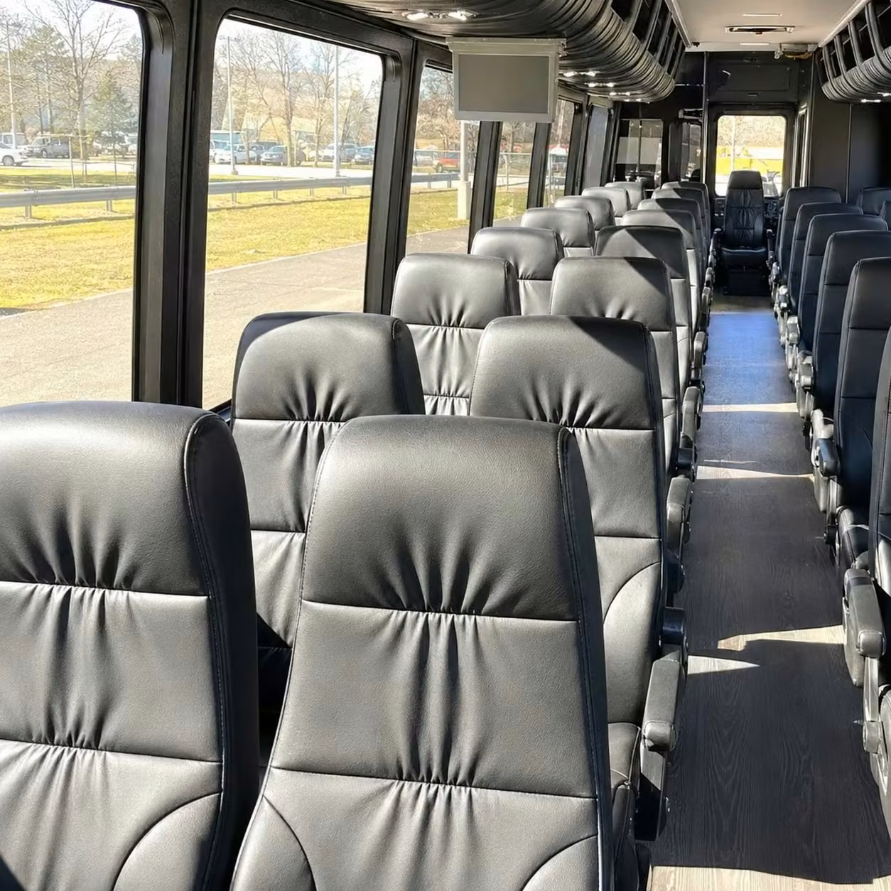 manhattan beach minibus interior 2