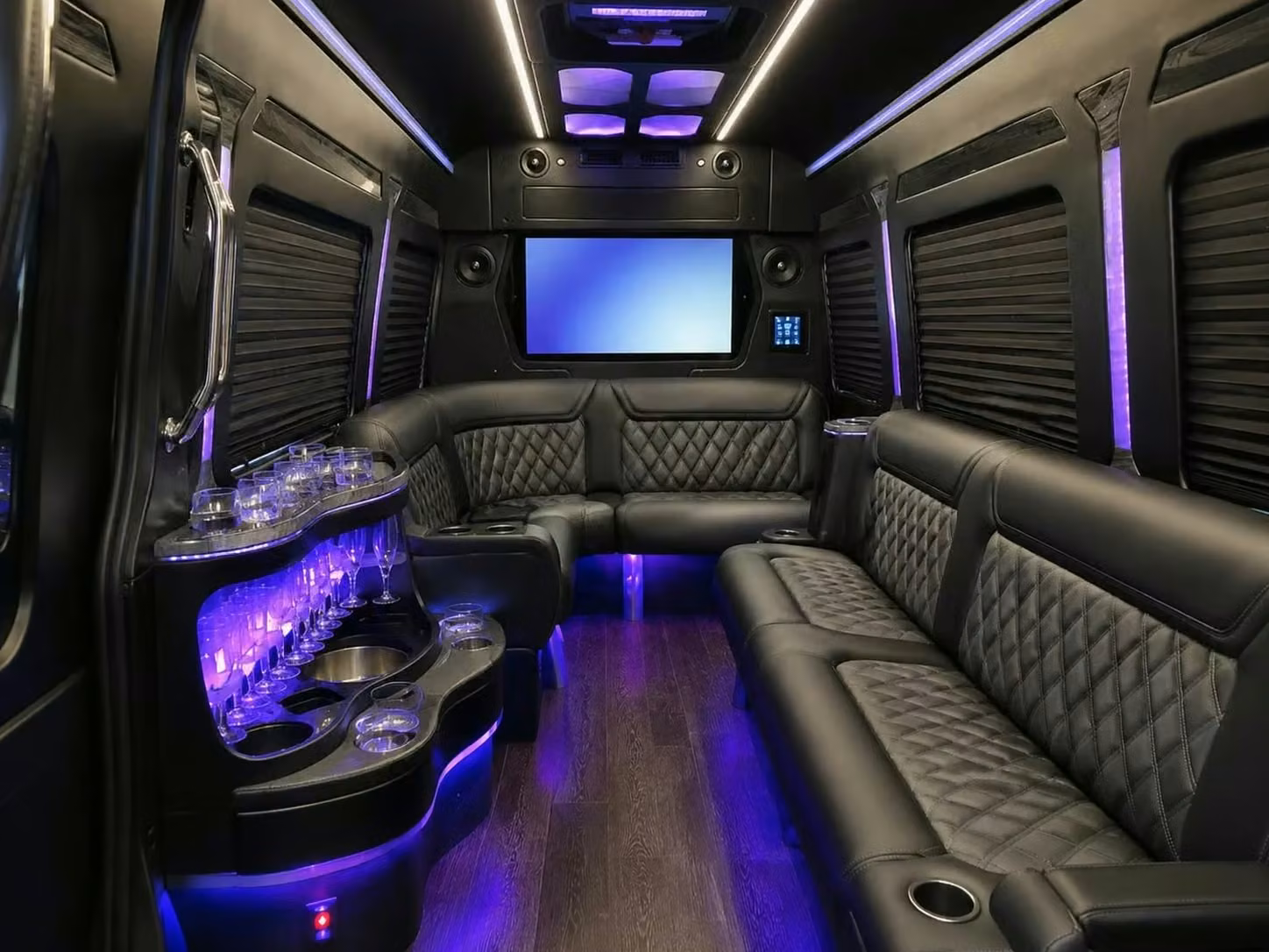 manhattan beach party bus smart tvs