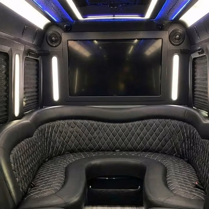 manhattan beach party bus sound system