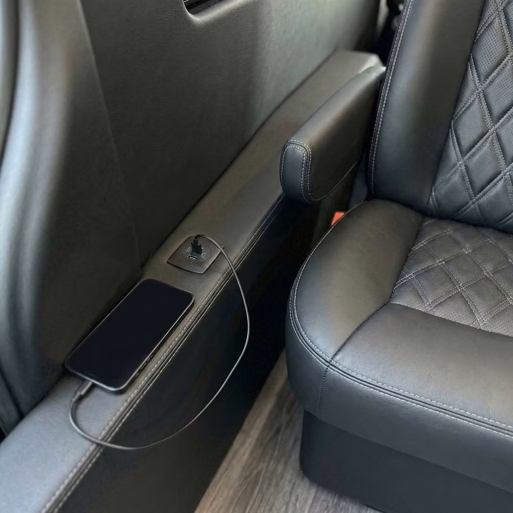 manhattan beach sprinter van rental with driver usb charging